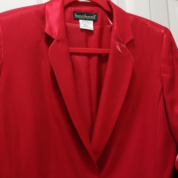 Harve Benard Dresses & Skirts - Shiny Red Suit
